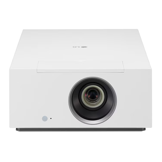 LG CineBeam AI ThinQ HU710PW Manuel D'utilisation