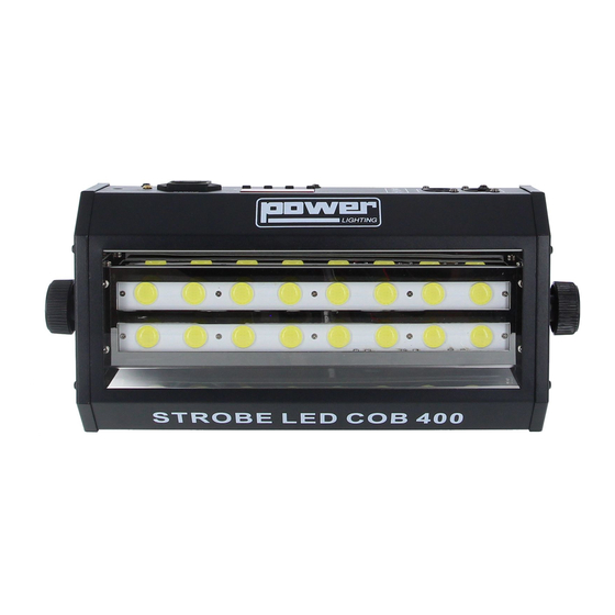 Power lighting STROBE LED COB 400 Mode D'emploi