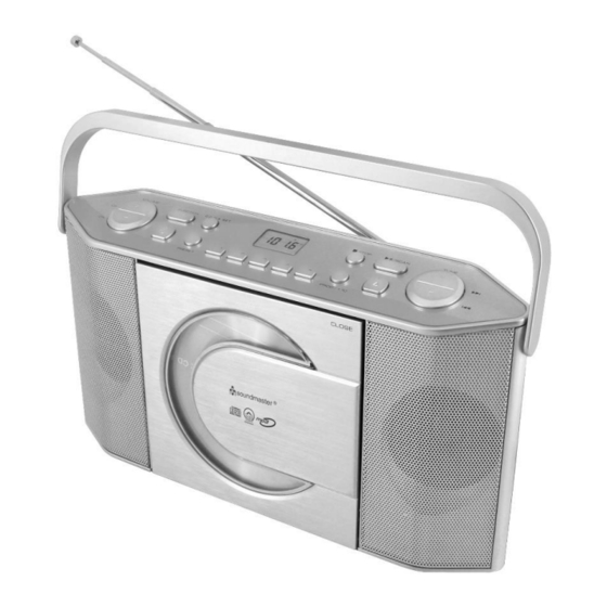 SOUNDMASTER RCD1755 Mode D'emploi