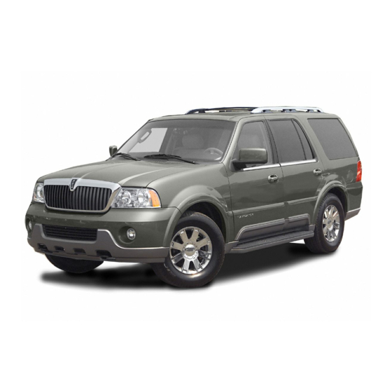 Lincoln Navigator 2004 Guide Du Propriétaire