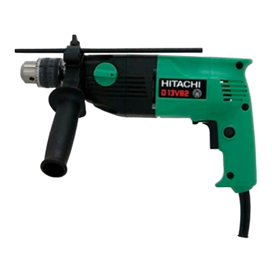 Hitachi D 13VB2 Mode D'emploi