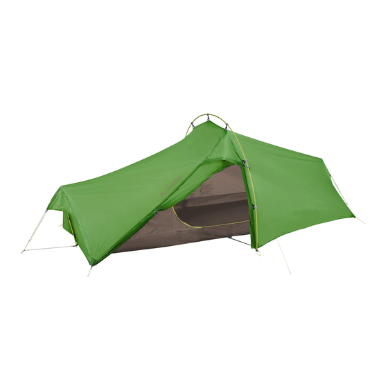 Vaude Power Lizard sul 1-2P Manuel D'instructions