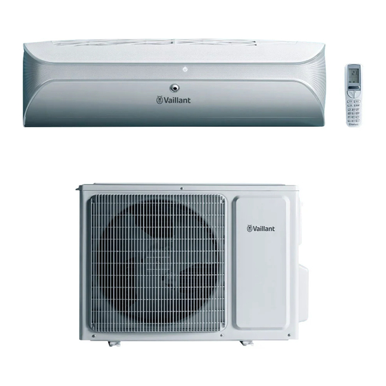Vaillant climaVAIR premium climaVAIR premium VAIH1-025WNO Notice D'installation Et De Maintenance