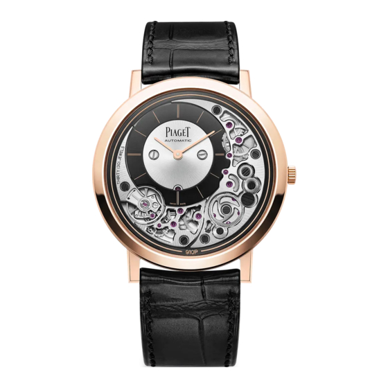 Piaget 910P Manuels