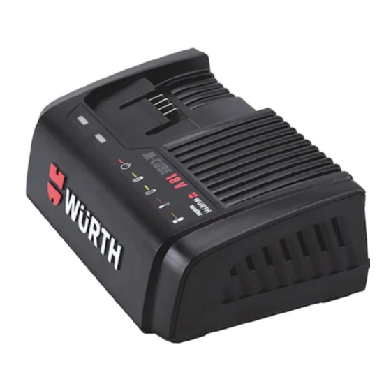 Würth ALG 18/6 FAST Traduction Des Instructions De Service D'origine