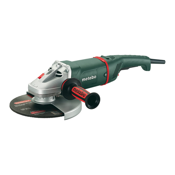 Metabo W 24-180 MVT Mode D'emploi