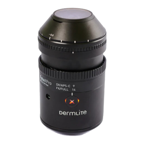 Dermlite Foto II Pro Instructions