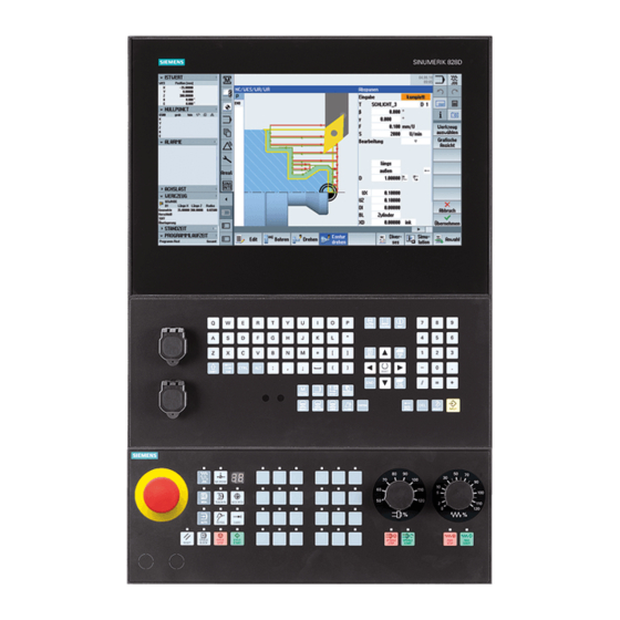Siemens SINUMERIK ONE Manuel