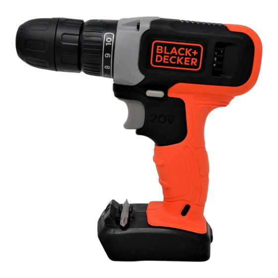 Black & Decker BCD702 Mode D'emploi