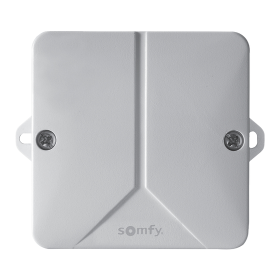 SOMFY animeo IB+ Switch Zone Splitter Notice D'installation