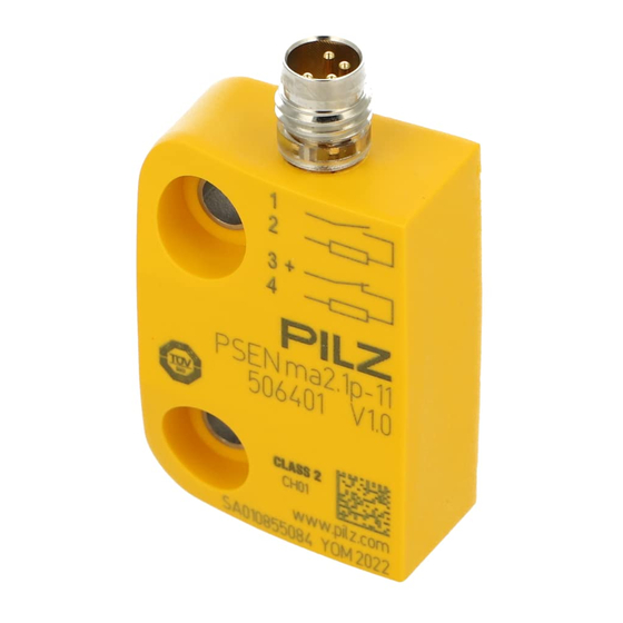 Pilz PSEN ma2.1p-11 Manuel D'utilisation