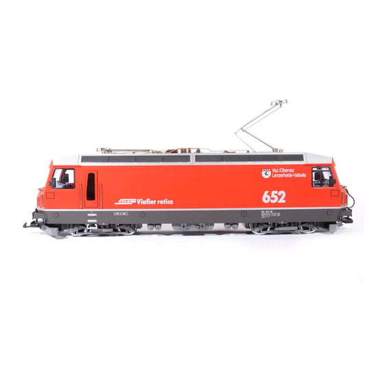 LGB RhB-Ellok Ge 4/4 III Instructions De Service