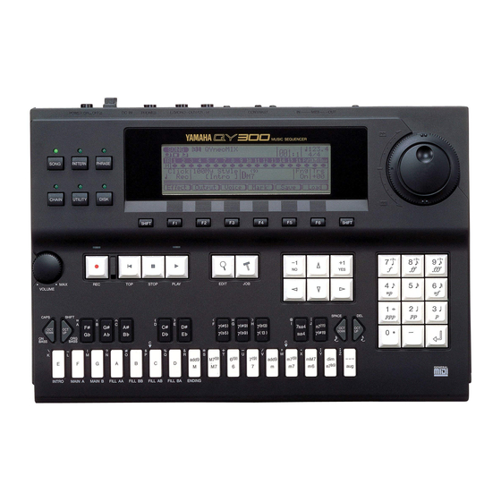 Yamaha QY300 Mode D'emploi