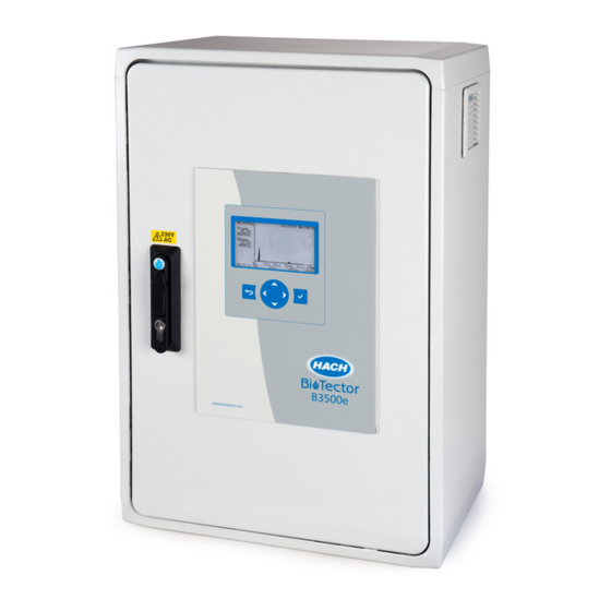 Hach BioTector B3500E Maintenance Et Dépannage