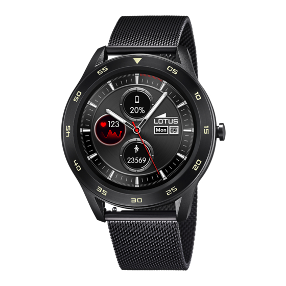 Lotus SMARTIME 50010 Mode D'emploi