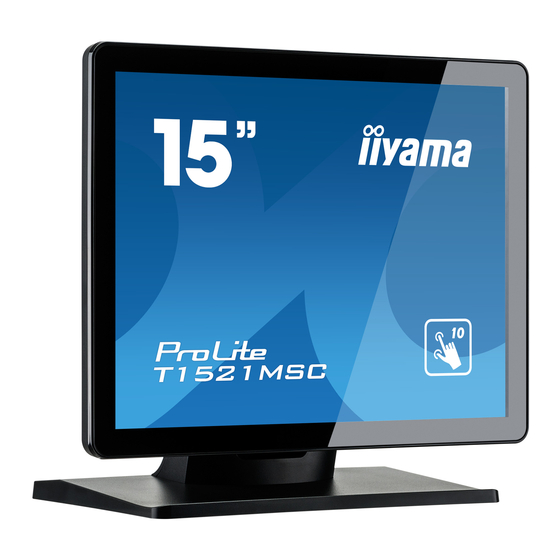 iiayma ProLite T1521MSC Mode D'emploi