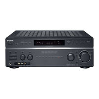 Sony STR-DE998 Mode D'emploi