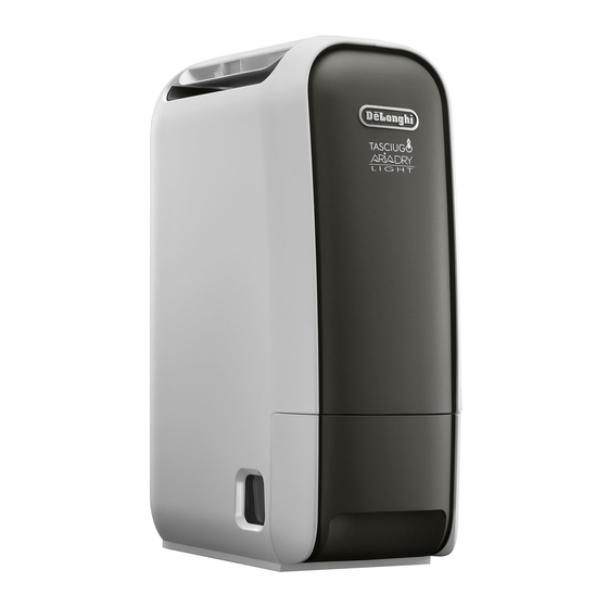 DeLonghi AriaDry Light DNS80 Mode D'emploi