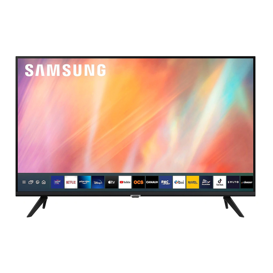 Samsung UE50AU7025 Mode D'emploi