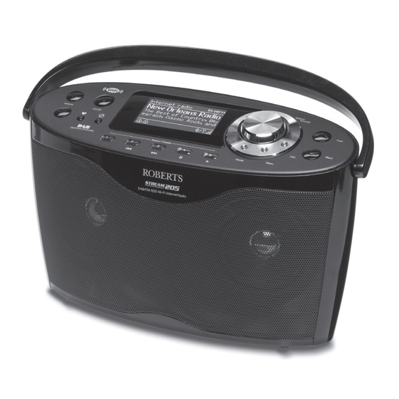 Roberts Stream 205 Guide Rapide