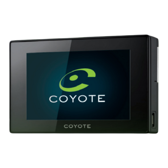 Coyote NAV+ Manuel D'utilisation