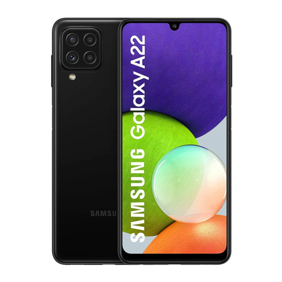 Samsung GALAXY A22 Mode D'emploi