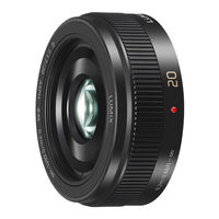 Panasonic LUMIX H-H020A Mode D'emploi