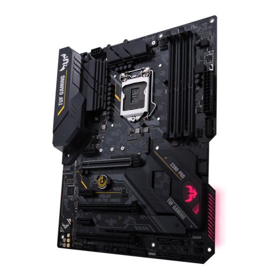 Asus TUF Z390-PRO GAMING Mode D'emploi