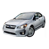 Subaru IMPREZA 2013 Guide De Référence Rapide