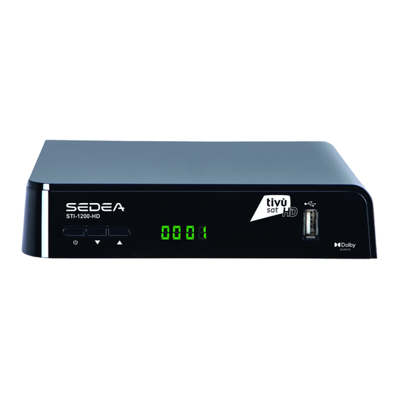 SEDEA STI-1200-HD Mode D'emploi