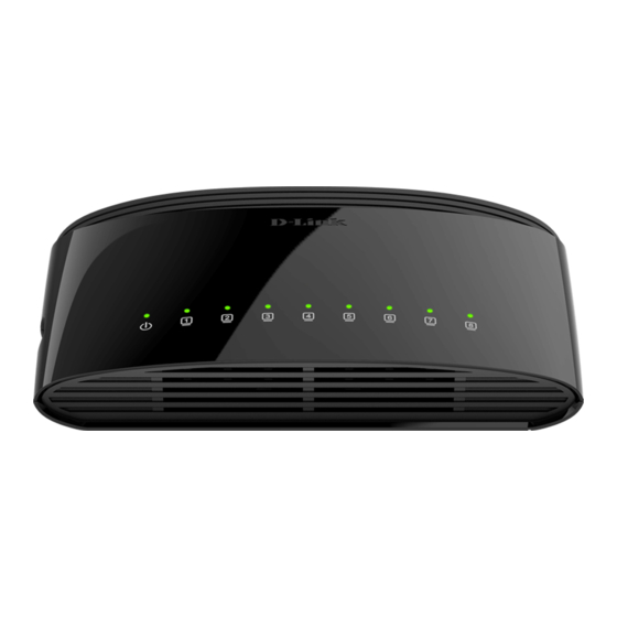 D-Link DGS-1008G Manuel D'utilisateur