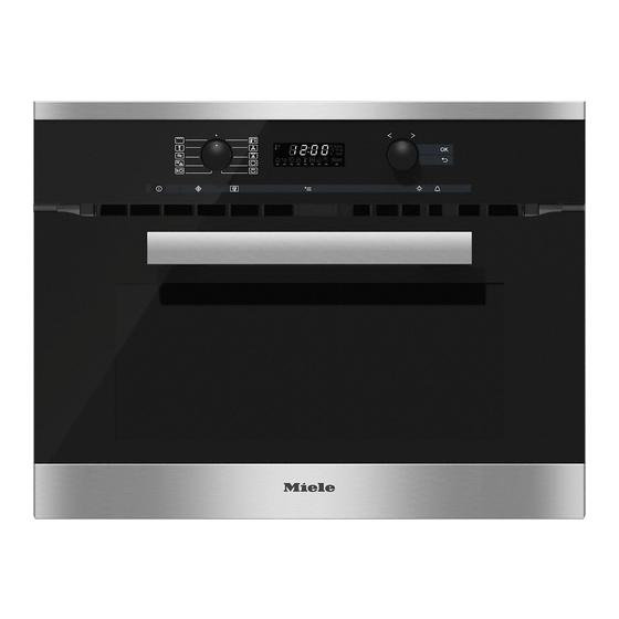 Miele H 6100 B Mode D'emploi Et Instructions De Montage