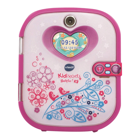 VTech KidiSecrets Selfie Manuels