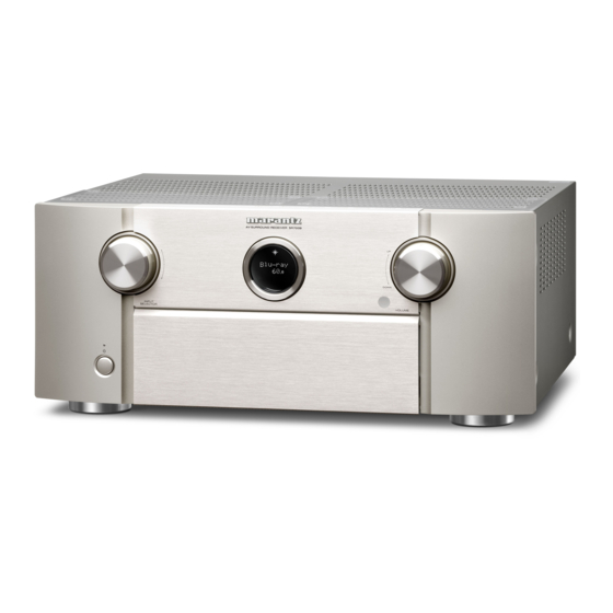 Marantz SR7009 Manuel De L'utilisateur