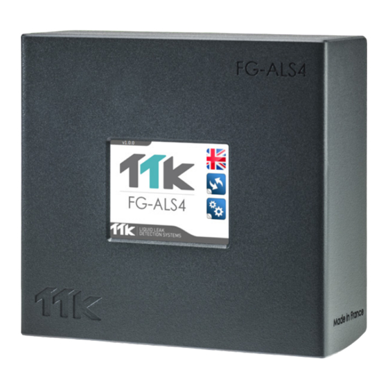 TTK FG-ALS4 Instructions D'installation