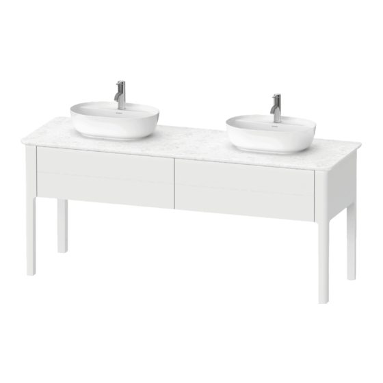 DURAVIT Luv LU 9562B Notice De Montage