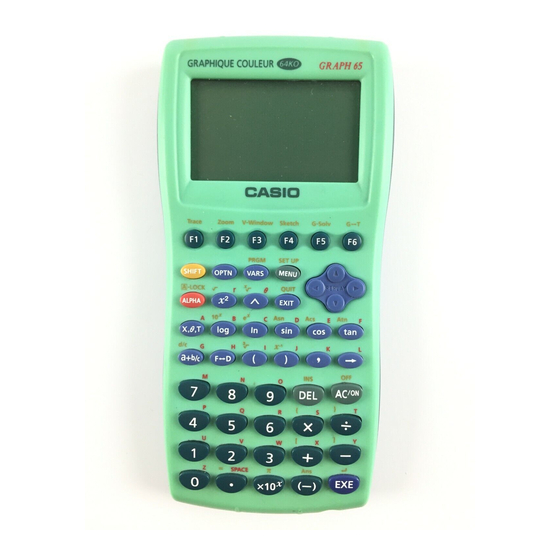 Casio GRAPH35+ Manuels