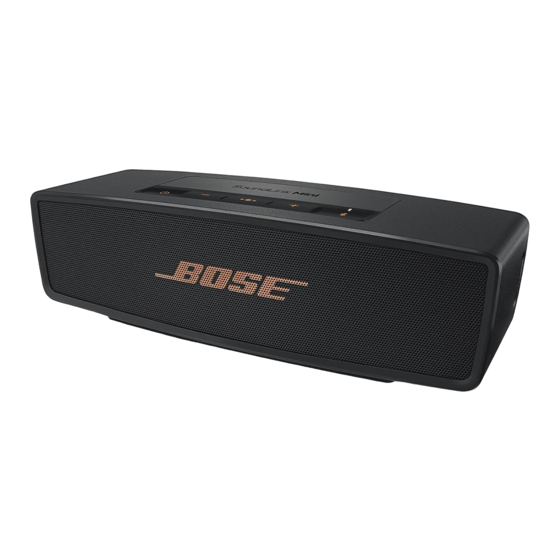 Bose SoundLink Mini Notice D'utilisation