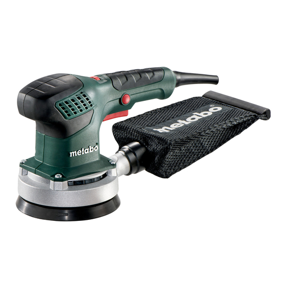 Metabo SXE 3125 Notice Originale