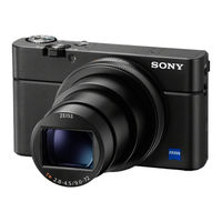 Sony Cyber-shot DSC-RX100M7 Guide D'aide