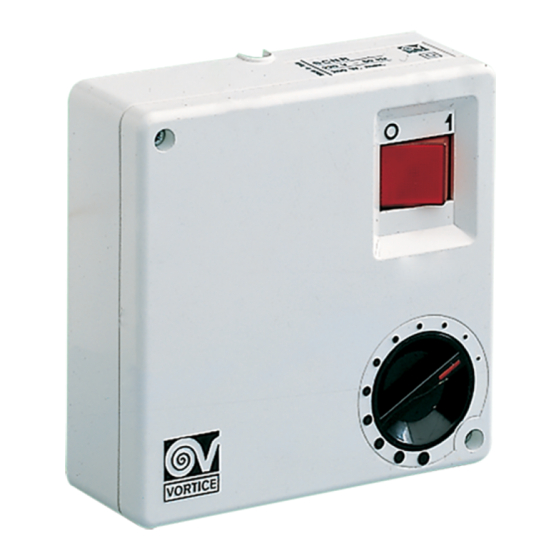 Vortice C5 0.5 Notice D'emploi Et D'entretien