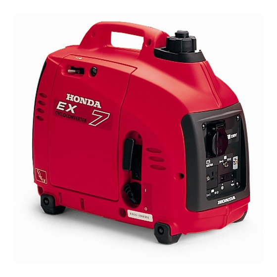 Honda Power Products EX7 Manuel De L'utilisateur