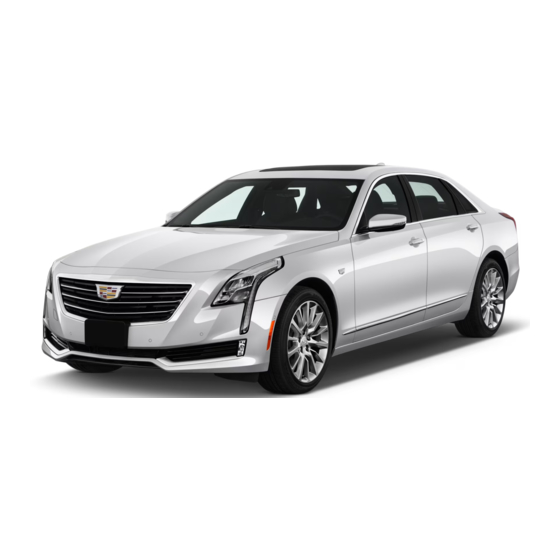 Cadillac CT6 2017 Guide Du Propriétaire