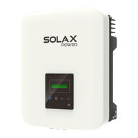 Solax X3-MIC-12K-G2 Manuel D'utilisation