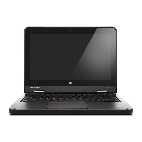 Lenovo ThinkPad 11e Guide D'utilisation