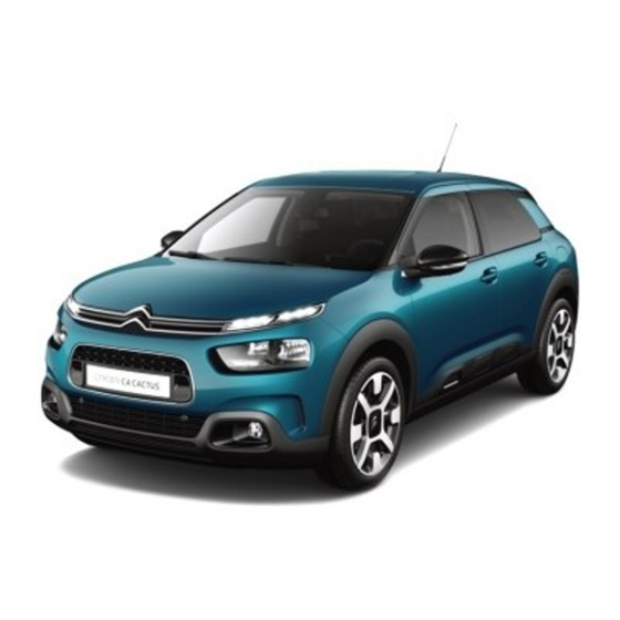 CITROEN C4 CACTUS 2017 Manuels