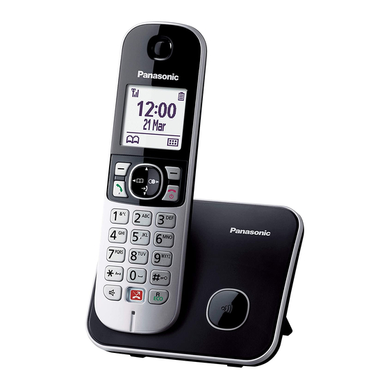 Panasonic KX-TG6851 Manuel Utilisateur