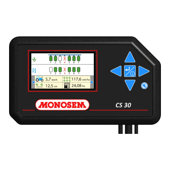 Monosem CS 30 Manuels