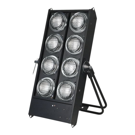 SHOWTEC Stage Blinder 8 DMX Manuel D'utilisateur