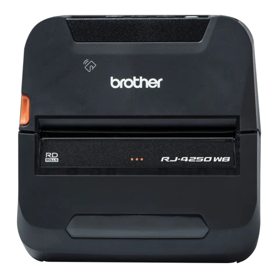 Brother RJ-4250WB Guide De L'utilisateur